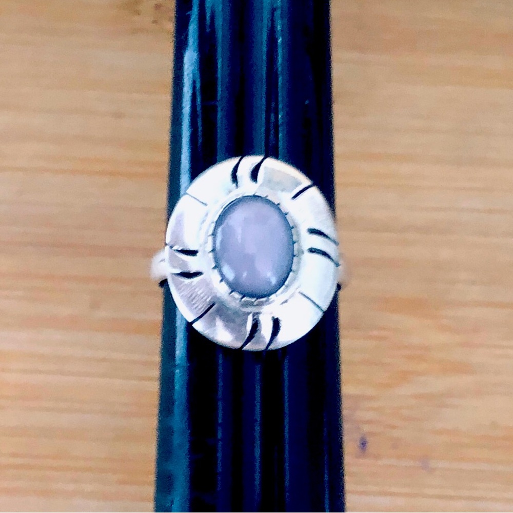 $56 Southwest Estate Ring Sterling Silver Size 8 & 3/4 Marked 925